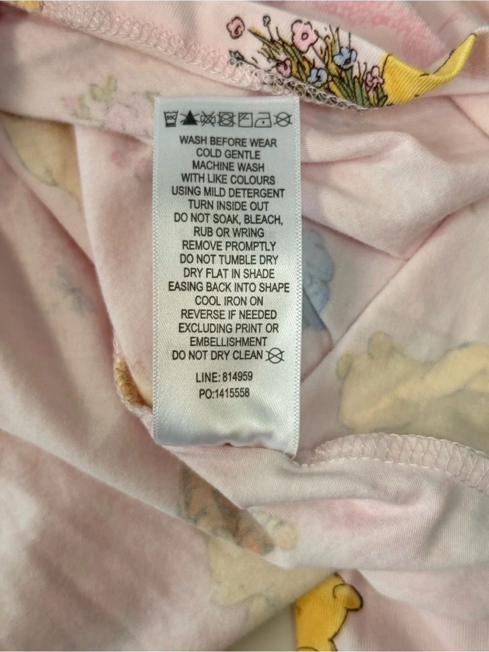 Peter Alexander Disney Winnie the Pooh Pajama Set Pink XL Eeyore Tigger PJs